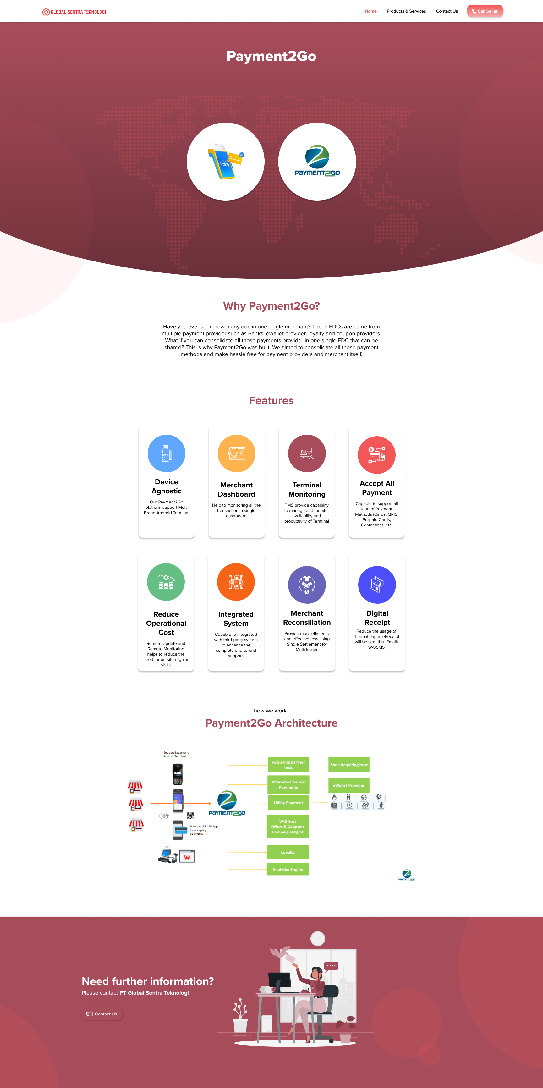 Payment2Go product page